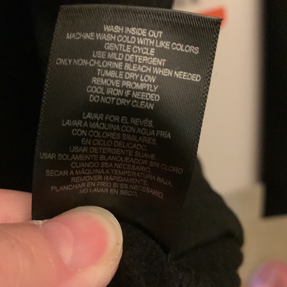 32•HEAT SWEATER WITH STRINGED COWL NECK. WONENS SIZE XXL. BLACK - Picture 6 of 6